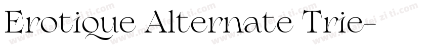 Erotique Alternate Trie字体转换